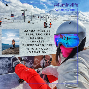 Explore: Ski, Snowboard, and Yoga Paradise in Turkey Erciyes. Join our holiday and trip. Indulge in ultimate relaxation at our hotel's spa, and rejuvenate after an exhilarating day!